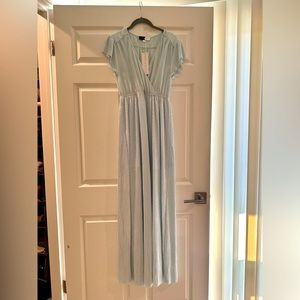 Brand new Piper and scoot blue/silver  maxi dress
